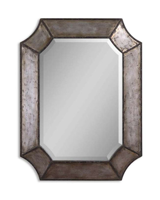 Uttermost Elliot Distressed Aluminum Mirror | Mirrors | Modishstore