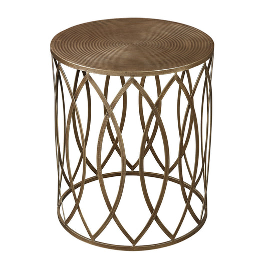 Sterling Industries Accent Table In Gold Leaf | Modishstore | Accent Tables