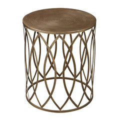 Sterling Industries Accent Table In Gold Leaf