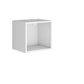 Manhattan Comfort Smart Floating Cube Display Shelf in White | Wall Shelf | Modishstore-3