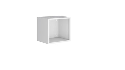 Manhattan Comfort Smart Floating Cube Display Shelf in White | Wall Shelf | Modishstore-3
