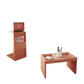 Manhattan Comfort Marine Modern End Table with Magazine Shelf in Ceramic Pink | End Tables | Modishstore-3