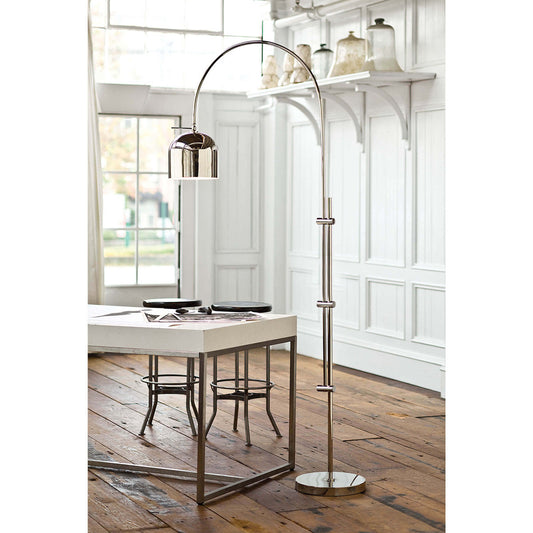Arc Floor Lamp With Metal Shade Oil Rubbed Bronze By Regina Andrew | Floor Lamps | Modishstore - 6