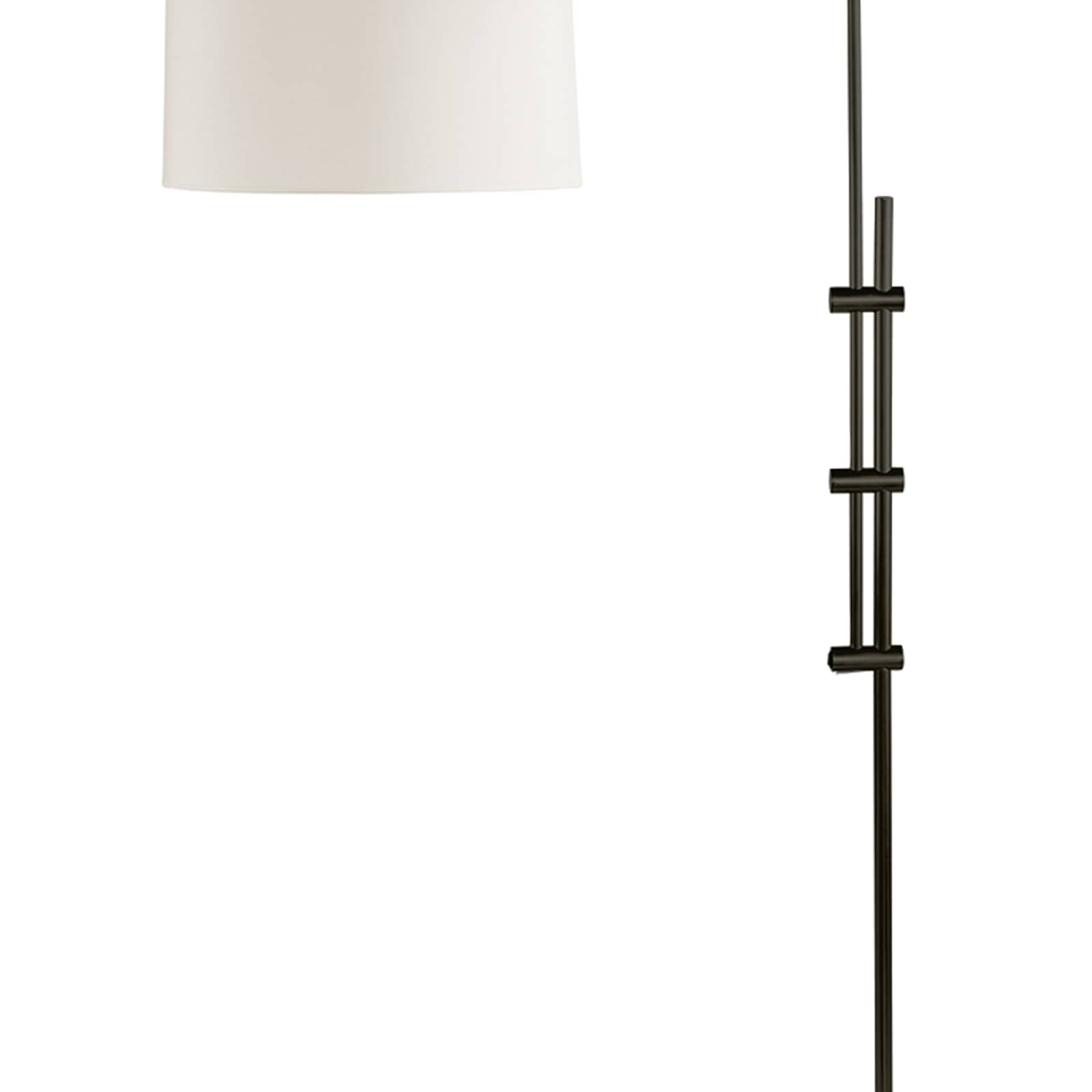 Arc Floor Lamp With Fabric Shade Natural Brass By Regina Andrew | Floor Lamps | Modishstore - 9