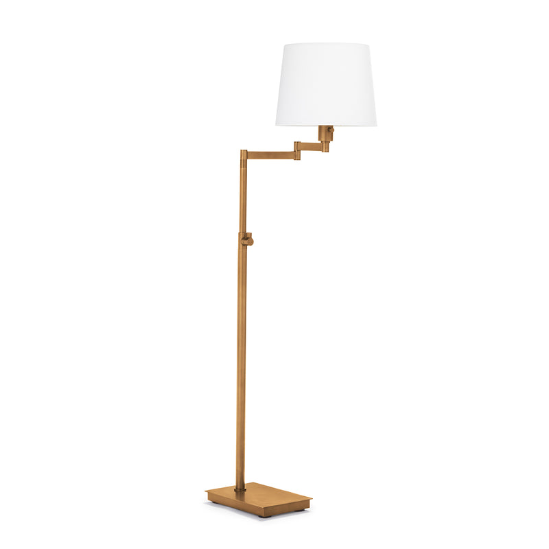 Virtue Floor Lamp Natural Brass By Regina Andrew | Floor Lamps | Modishstore - 4