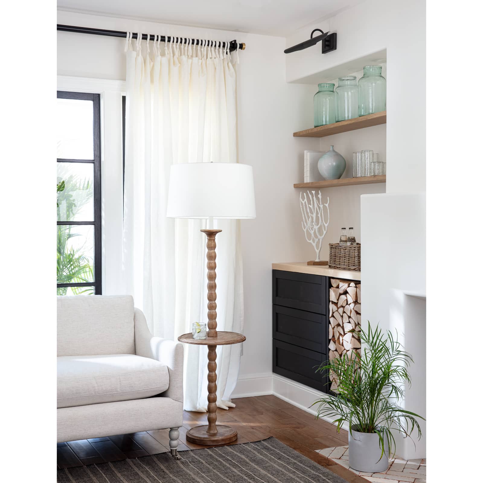 Perennial Floor Lamp Ebony By Regina Andrew | Floor Lamps | Modishstore - 6