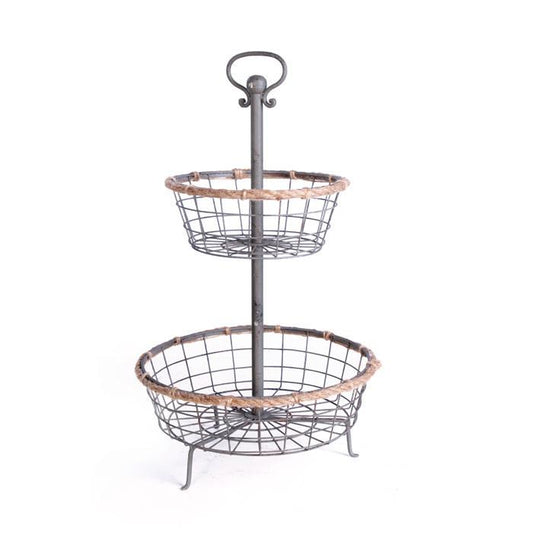 Tangled Tiered Baskets - Set Of 2 by GO Home