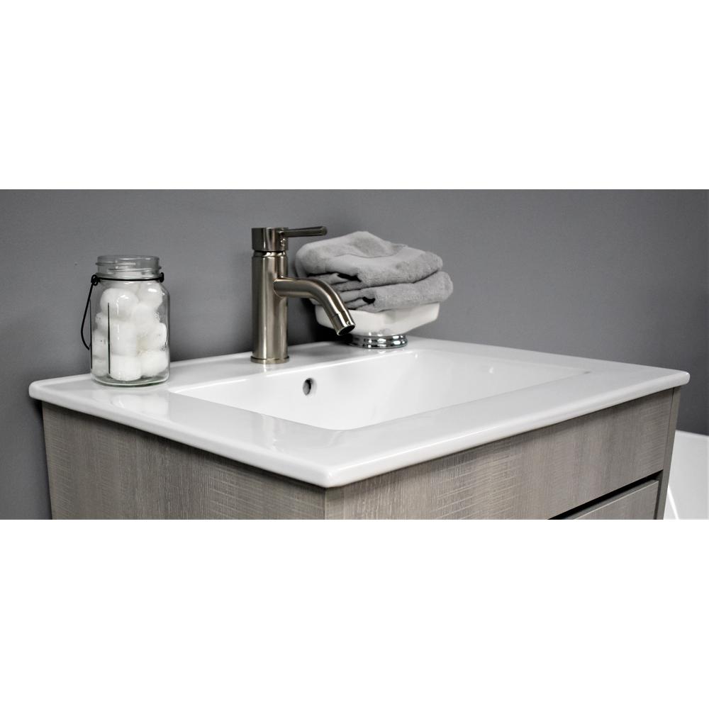 Pacific 30" Modern Bathroom Vanity in Weathered Grey By Volpa USA | Bathroom Accessories |  Modishstore  - 4