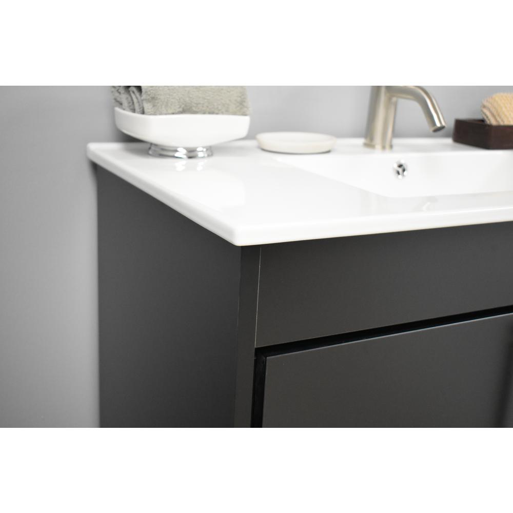 Pacific 36" Modern Bathroom Vanity in White with Integrated Ceramic By Volpa USA | Bathroom Accessories |  Modishstore  - 18