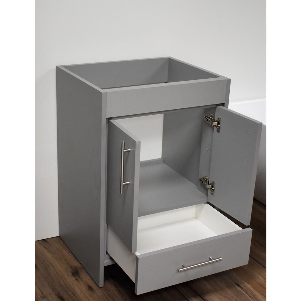 Rio 24" Modern Bathroom Vanity in Soft White with Brushed By Volpa USA | Bathroom Accessories |  Modishstore  - 9