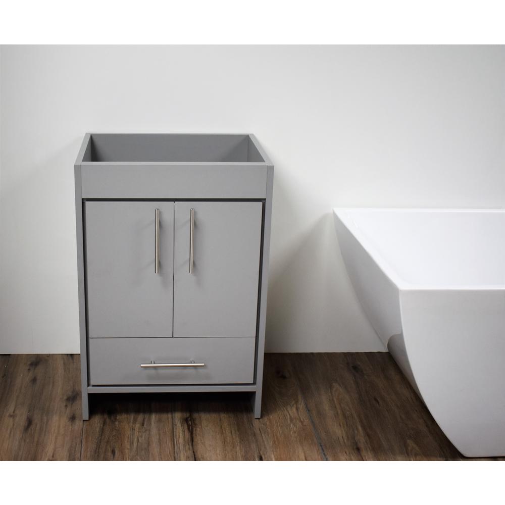 Rio 24" Modern Bathroom Vanity in Soft White with Brushed By Volpa USA | Bathroom Accessories |  Modishstore  - 11