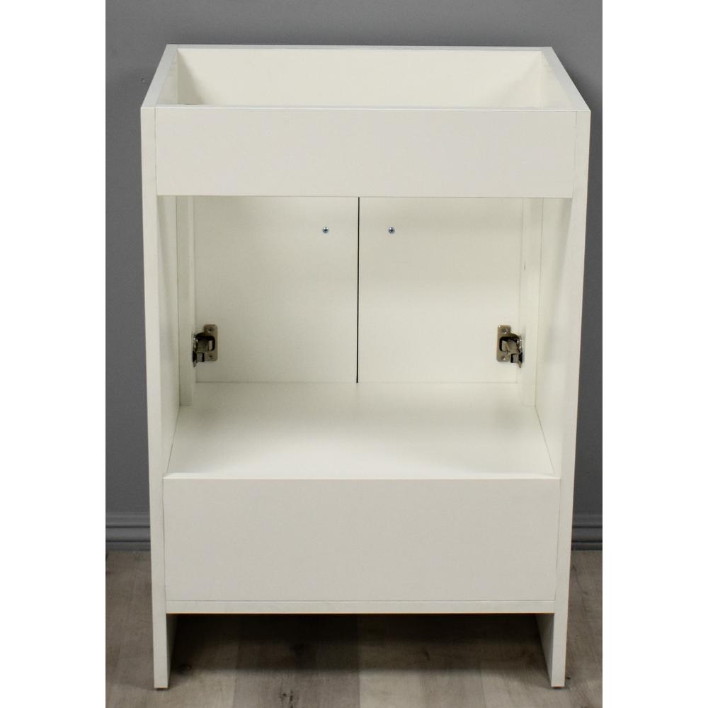 Rio 24" Modern Bathroom Vanity in Soft White with Brushed By Volpa USA | Bathroom Accessories |  Modishstore  - 2