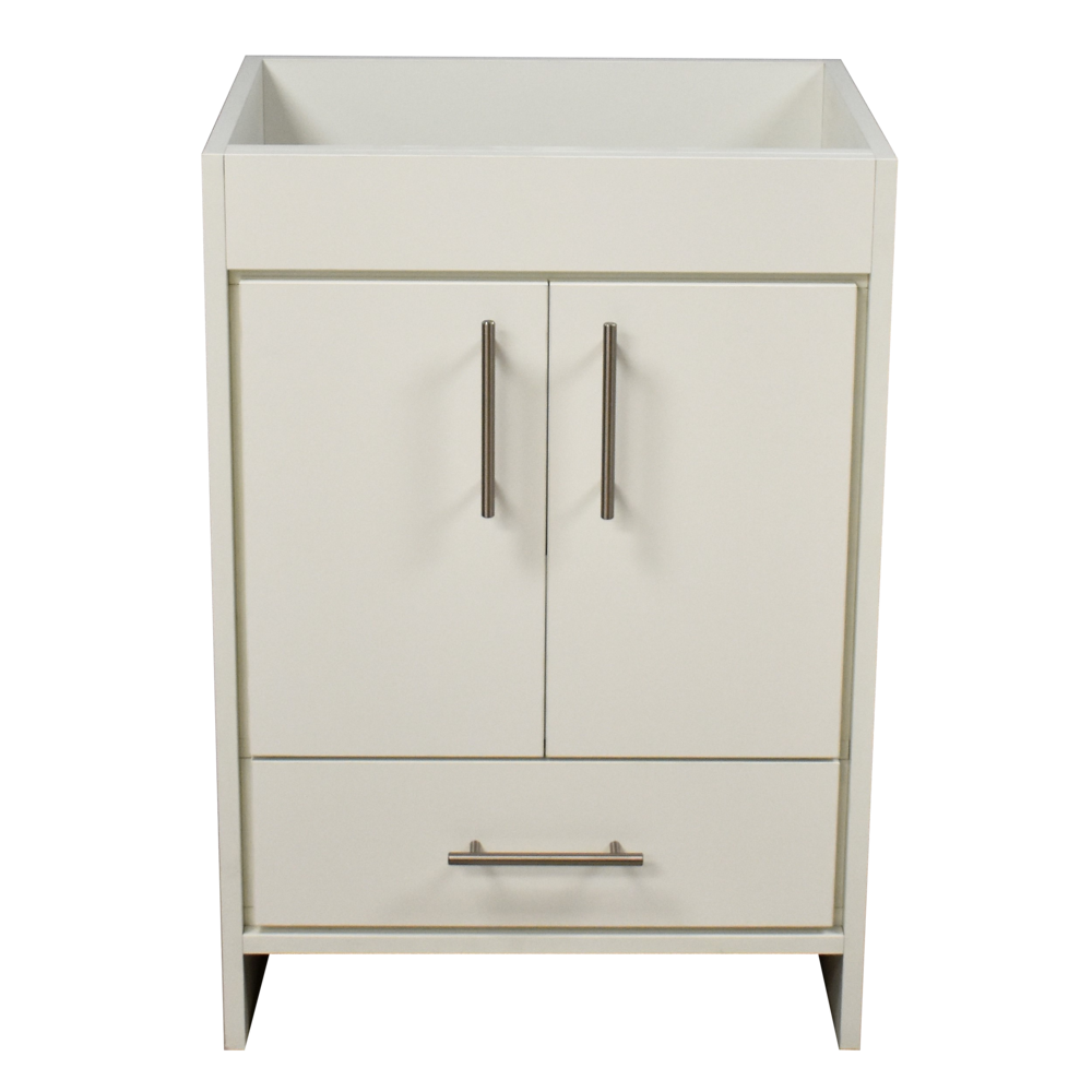 Rio 24" Modern Bathroom Vanity in Soft White with Brushed By Volpa USA | Bathroom Accessories |  Modishstore  - 3