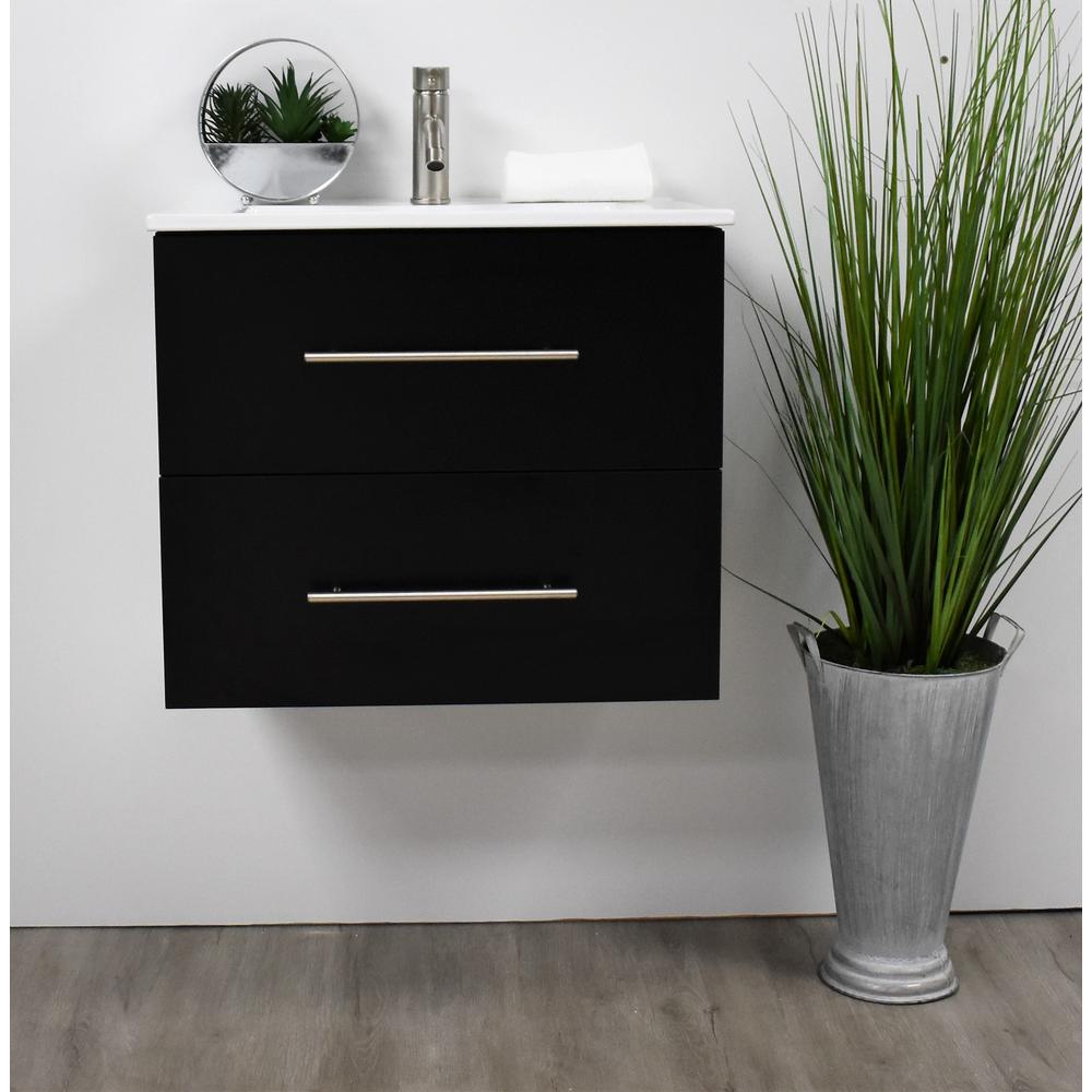 Napa 30" Modern Wall-Mounted Floating Bathroom Vanity with Ceramic By Volpa USA | Bathroom Accessories |  Modishstore  - 19