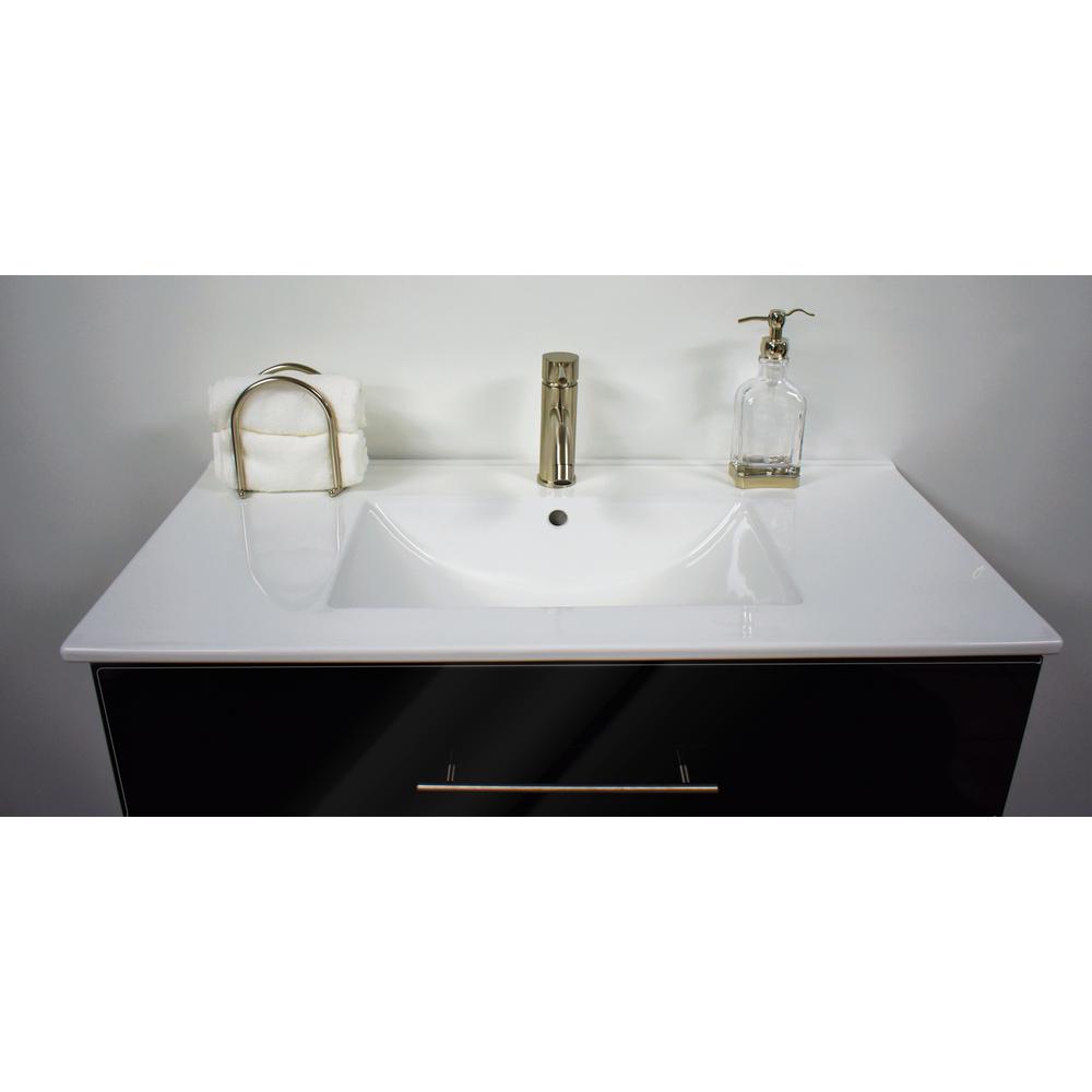 Napa 36" Modern Wall-Mounted Floating Bathroom Vanity in Glossy White By Volpa USA | Bathroom Accessories |  Modishstore  - 13