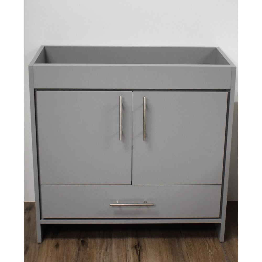 Rio 36" Modern Bathroom Vanity in Soft White with Brushed By Volpa USA | Bathroom Accessories |  Modishstore  - 7