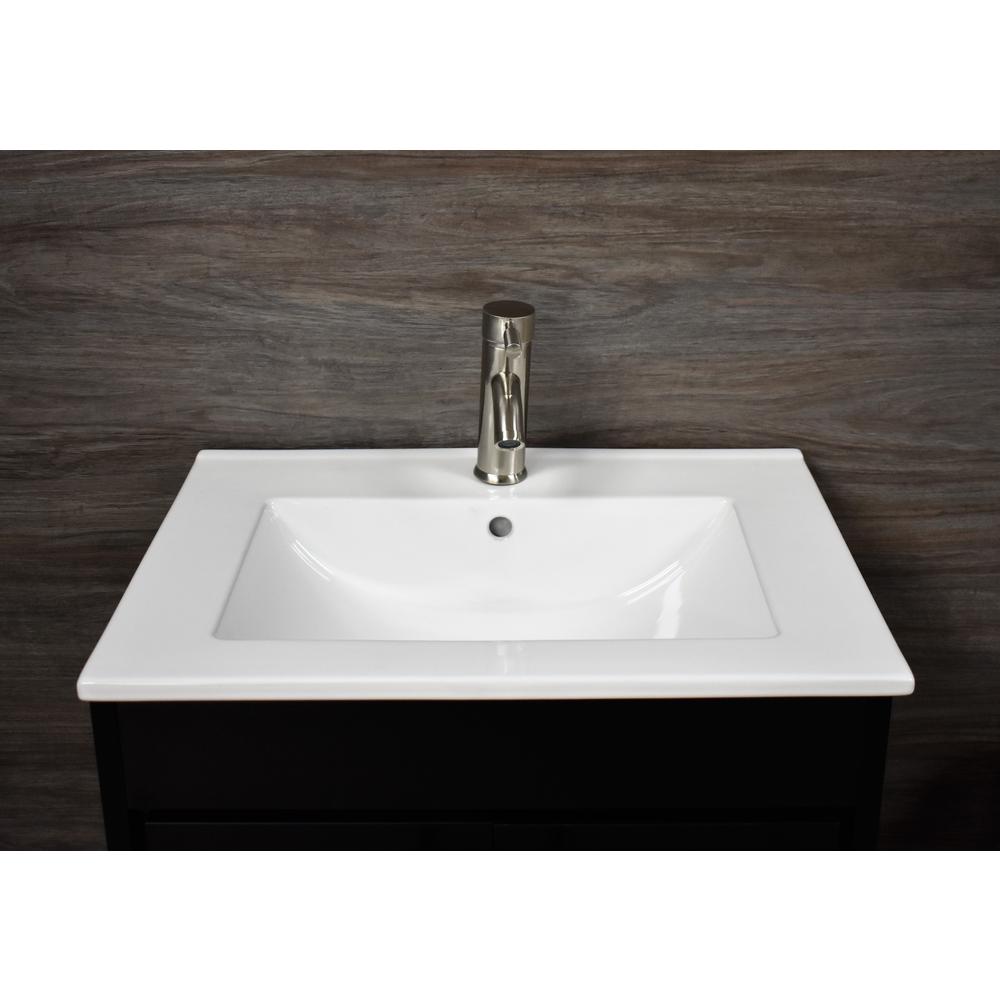 Villa 30" Modern Bathroom Vanity in Grey with Integrated Ceramic By Volpa USA | Bathroom Accessories |  Modishstore  - 11