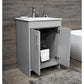 Villa 30" Modern Bathroom Vanity in Grey with Integrated Ceramic By Volpa USA | Bathroom Accessories |  Modishstore  - 9