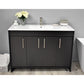 Villa 48" Modern Bathroom Vanity in White with Integrated Ceramic By Volpa USA | Bathroom Accessories |  Modishstore  - 21