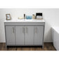 Villa 48" Modern Bathroom Vanity in White with Integrated Ceramic By Volpa USA | Bathroom Accessories |  Modishstore  - 9