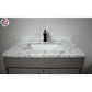 Capri 24" Modern Bathroom Vanity in Black with Carrara Marble top By Volpa USA | Bathroom Accessories |  Modishstore  - 13