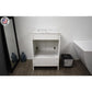 Capri 24" Modern Bathroom Vanity in Black with Carrara Marble top By Volpa USA | Bathroom Accessories |  Modishstore  - 7