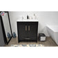 Capri 30" Modern Bathroom Vanity in White with Carrara Marble top By Volpa USA | Bathroom Accessories |  Modishstore  - 20