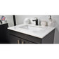 Capri 30" Modern Bathroom Vanity in White with White Microstone By Volpa USA | Bathroom Accessories |  Modishstore  - 23