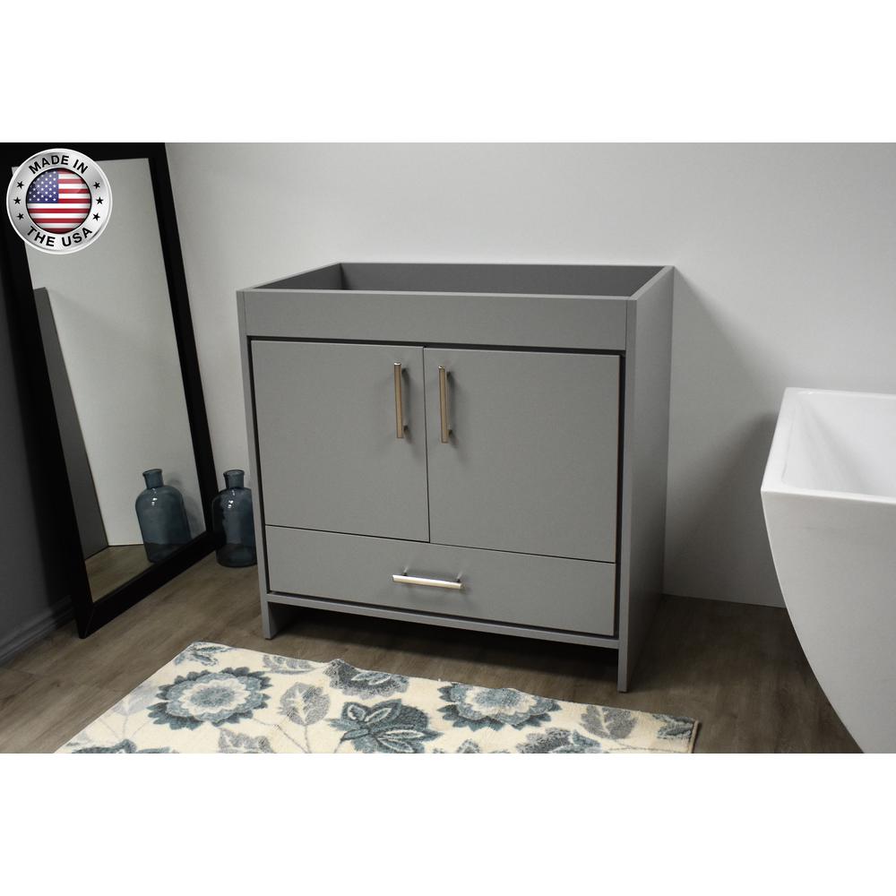 Capri 36" Modern Bathroom Vanity (Cabinet Only) By Volpa USA | Bathroom Accessories |  Modishstore  - 14