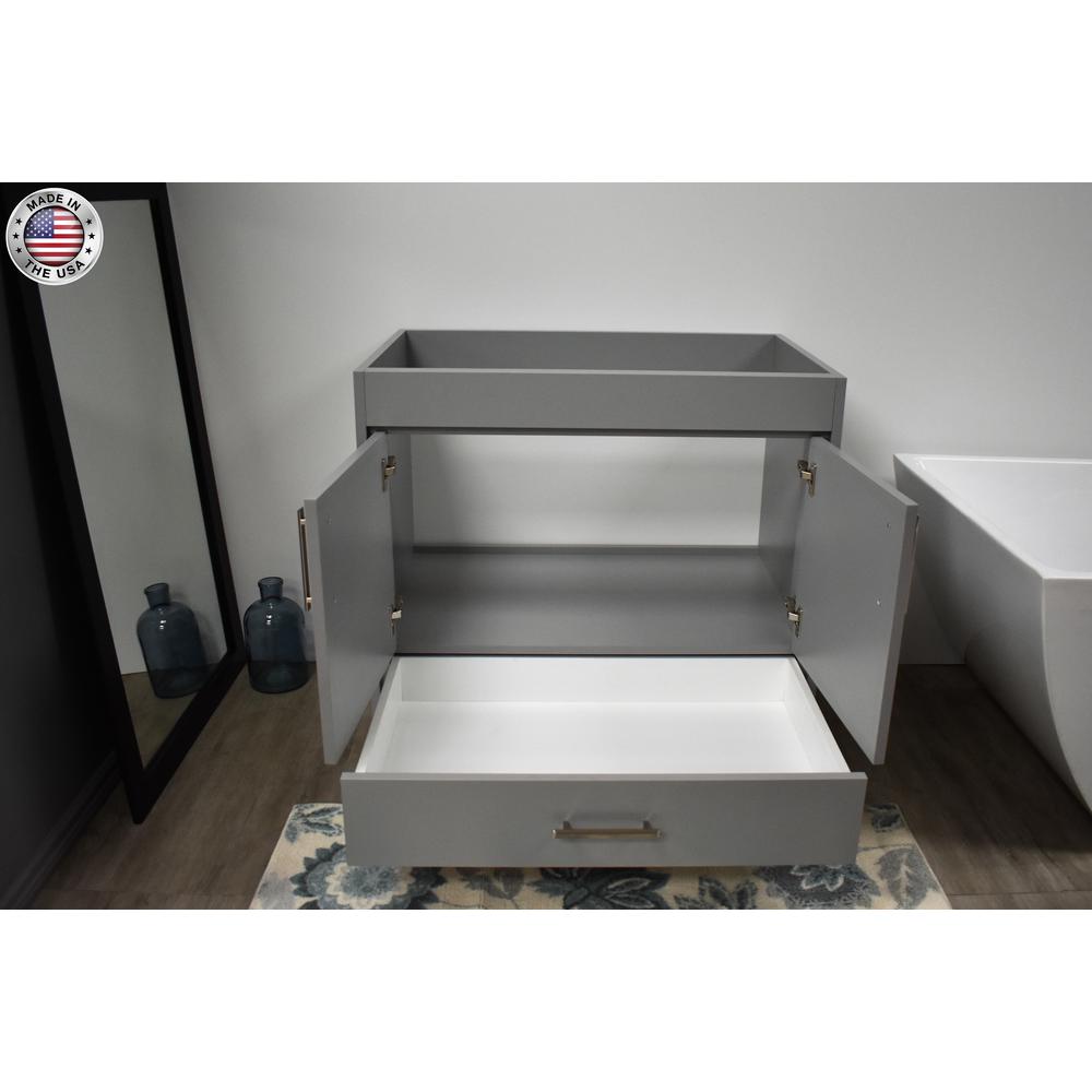 Capri 36" Modern Bathroom Vanity (Cabinet Only) By Volpa USA | Bathroom Accessories |  Modishstore  - 12