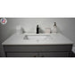 Capri 36" Modern Bathroom Vanity in White with White Microstone By Volpa USA | Bathroom Accessories |  Modishstore  - 12