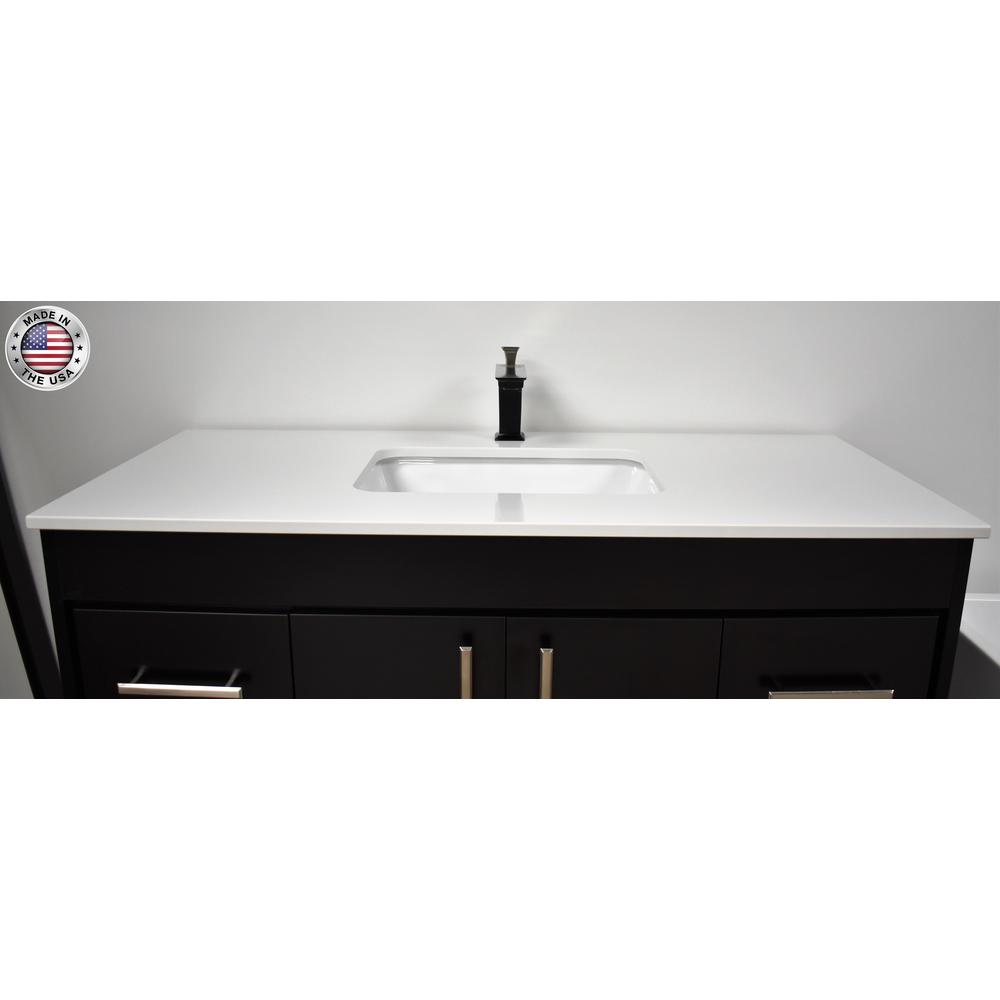 Capri 48" Modern Bathroom Vanity in Grey By Volpa USA | Bathroom Accessories |  Modishstore  - 13