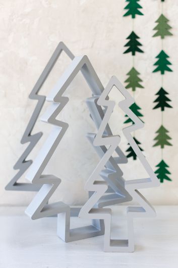 Offbeat Christmas Tree Set Of 3 By Accent Decor | Christmas Trees | Modishstore