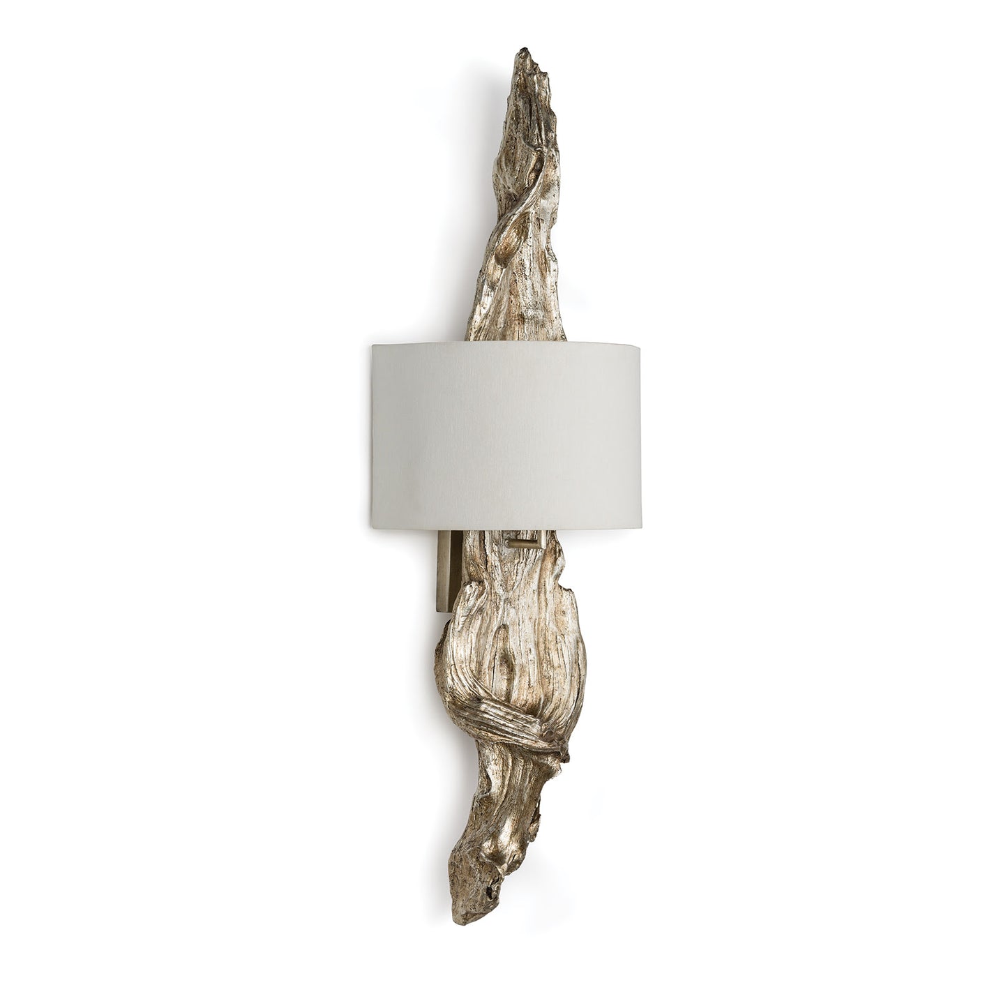 Driftwood Sconce Ambered Silver Leaf By Regina Andrew | Sconces | Modishstore