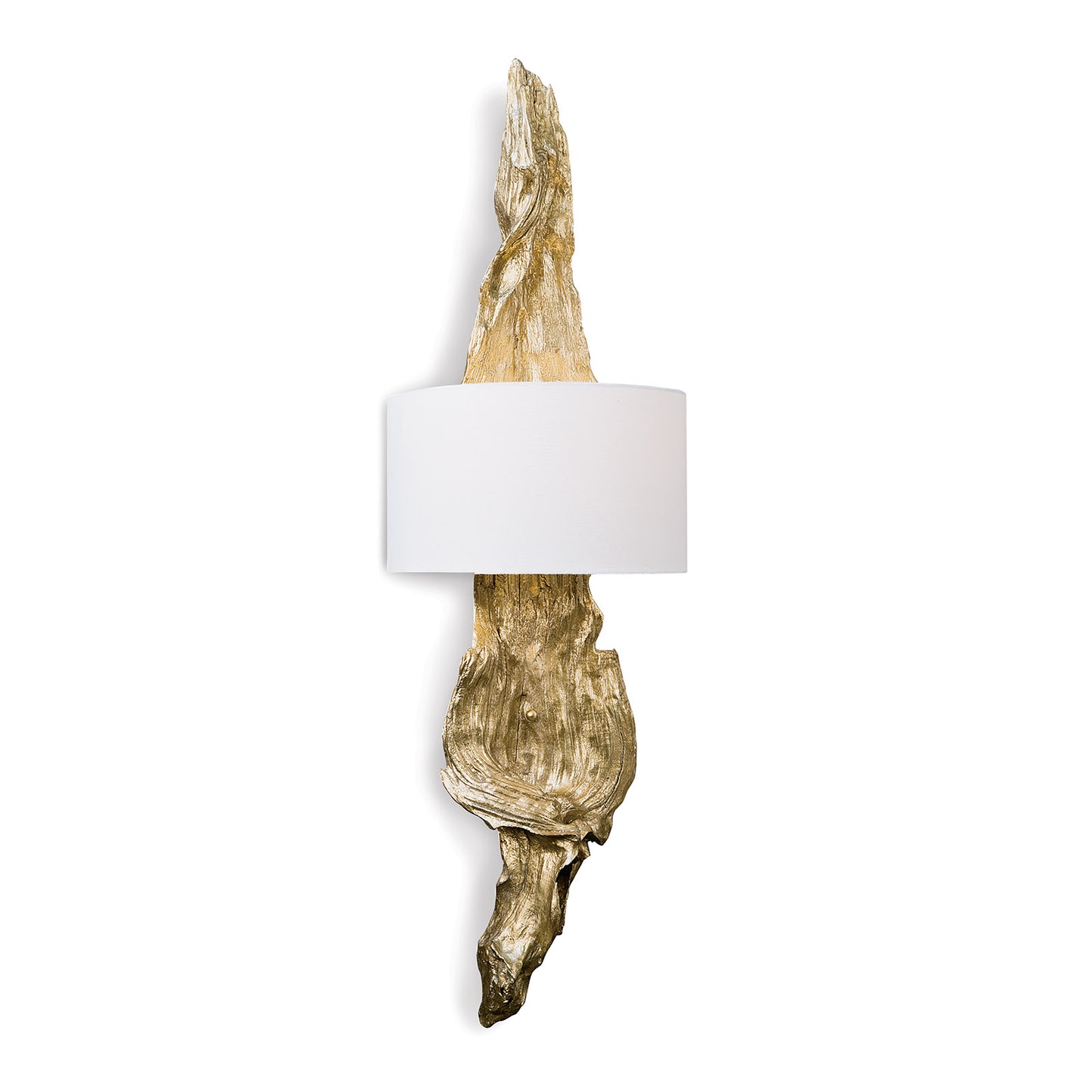 Driftwood Sconce Ambered Silver Leaf By Regina Andrew | Sconces | Modishstore - 6