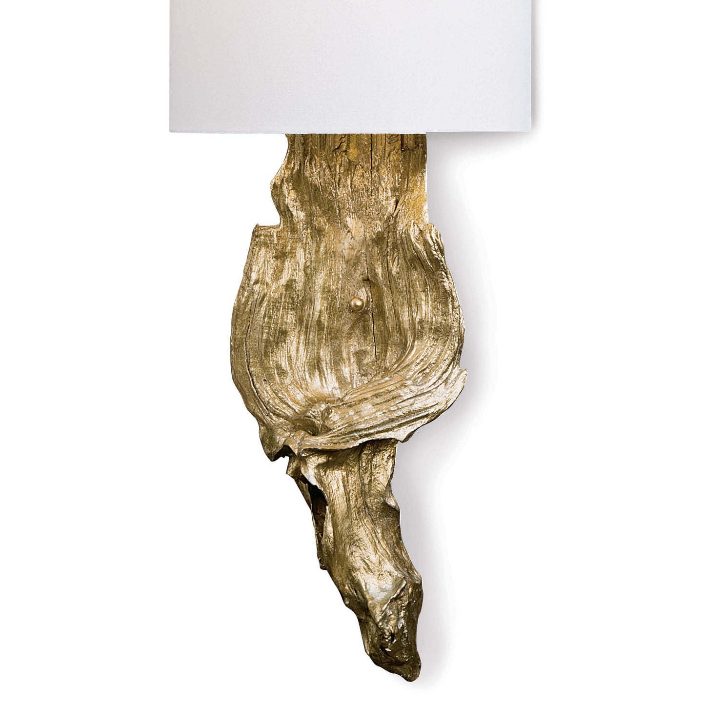 Driftwood Sconce Ambered Silver Leaf By Regina Andrew | Sconces | Modishstore - 8