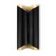 Coil Metal Sconce Large Black And Gold By Regina Andrew | Sconces | Modishstore