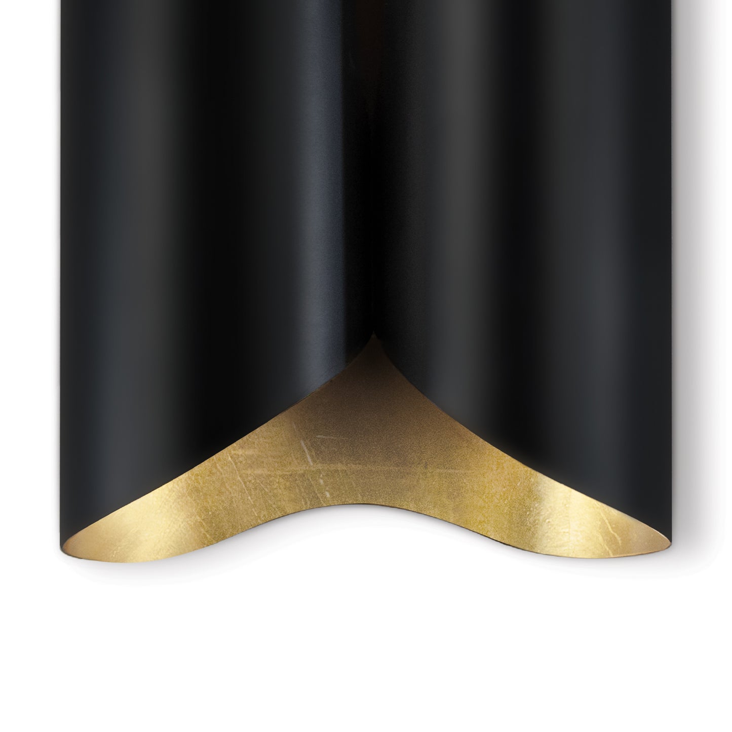 Coil Metal Sconce Large Black And Gold By Regina Andrew | Sconces | Modishstore - 4