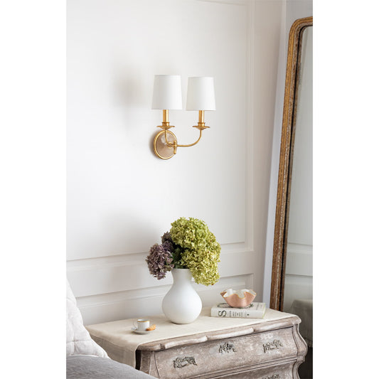 Fisher Sconce Double By Regina Andrew | Sconces | Modishstore