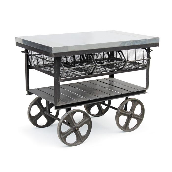Factory Station Cart by GO Home