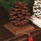 HomArt Stocking Holder Pinecone - Cast Iron - Rust - Set of 4-2