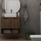 Manhattan Comfort Rockefeller 26.38 Bathroom Vanity Sink 2.0 with Metal Legs in White | Bathroom Accessories | Modishstore-10