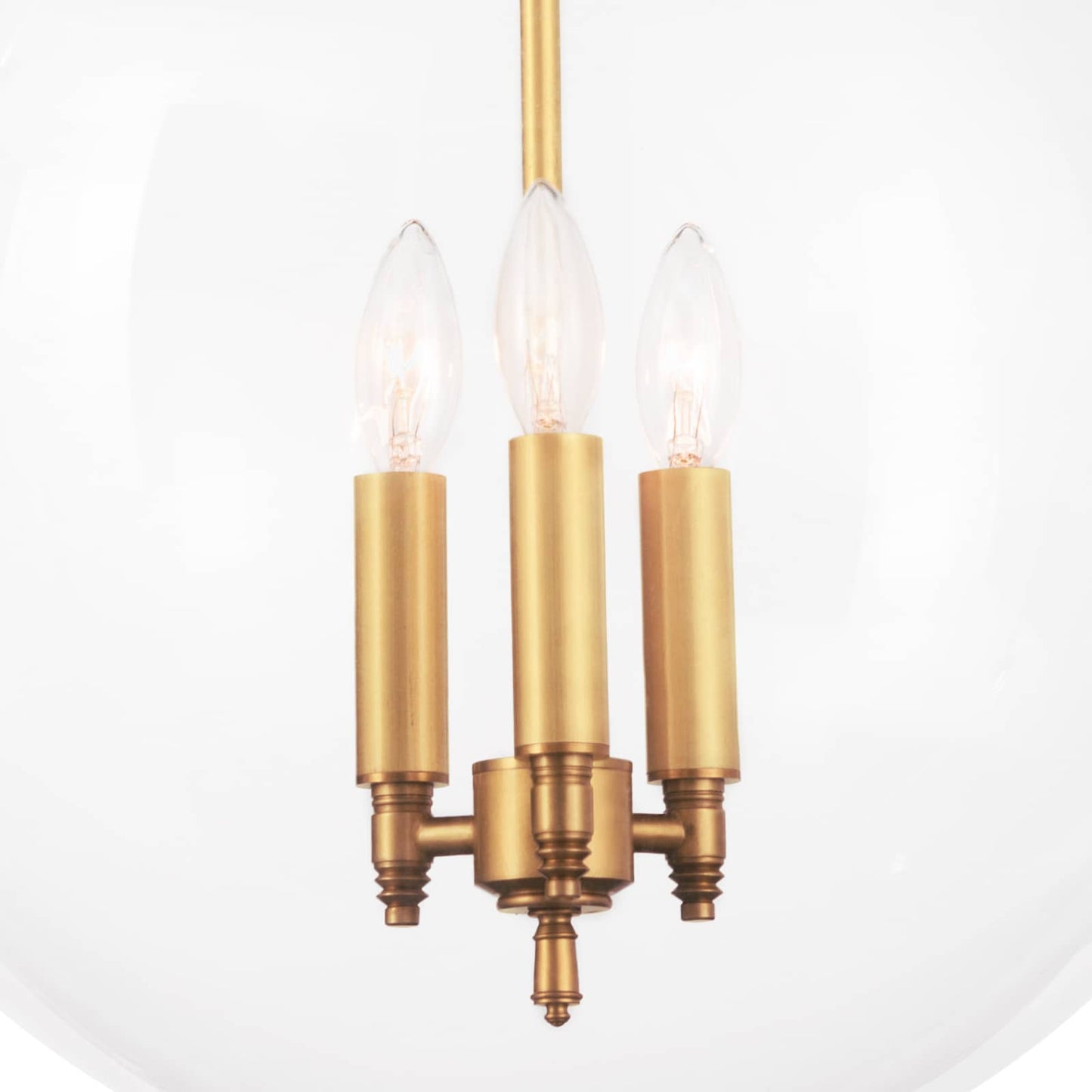 Globe Pendant Natural Brass By Regina Andrew | Pendant Lamps | Modishstore - 7