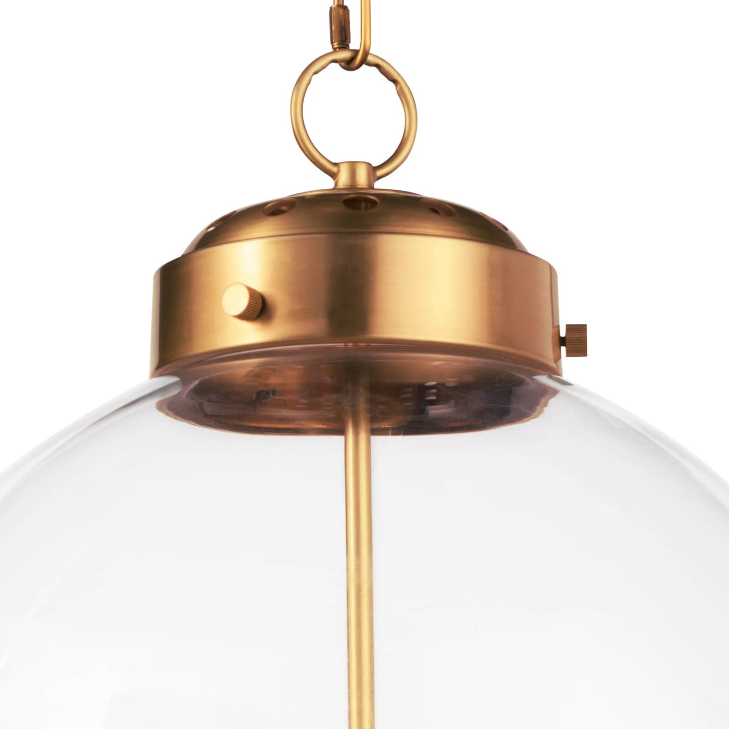 Globe Pendant Natural Brass By Regina Andrew | Pendant Lamps | Modishstore - 6