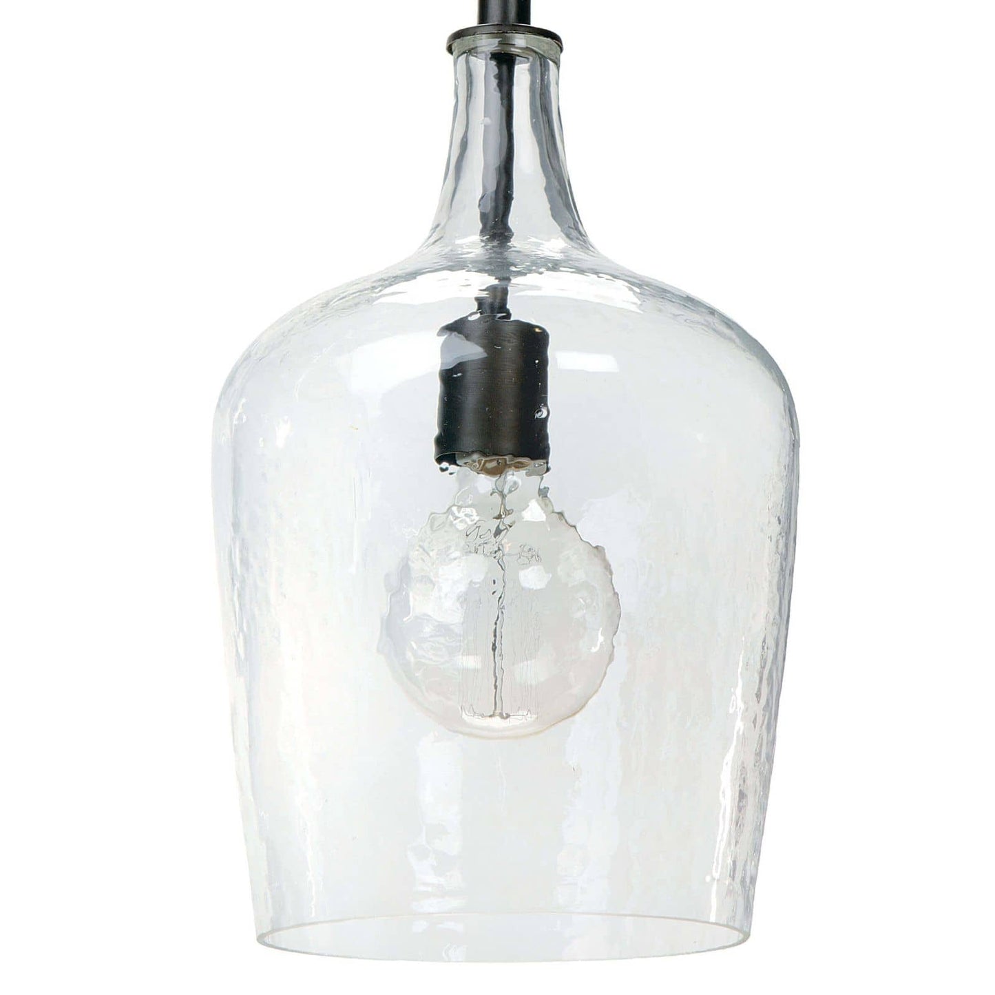 Hammered Glass Pendant By Regina Andrew | Pendant Lamps | Modishstore - 6