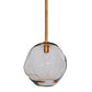 Molten Pendant Large With Smoke Glass Natural Brass By Regina Andrew | Pendant Lamps | Modishstore - 2