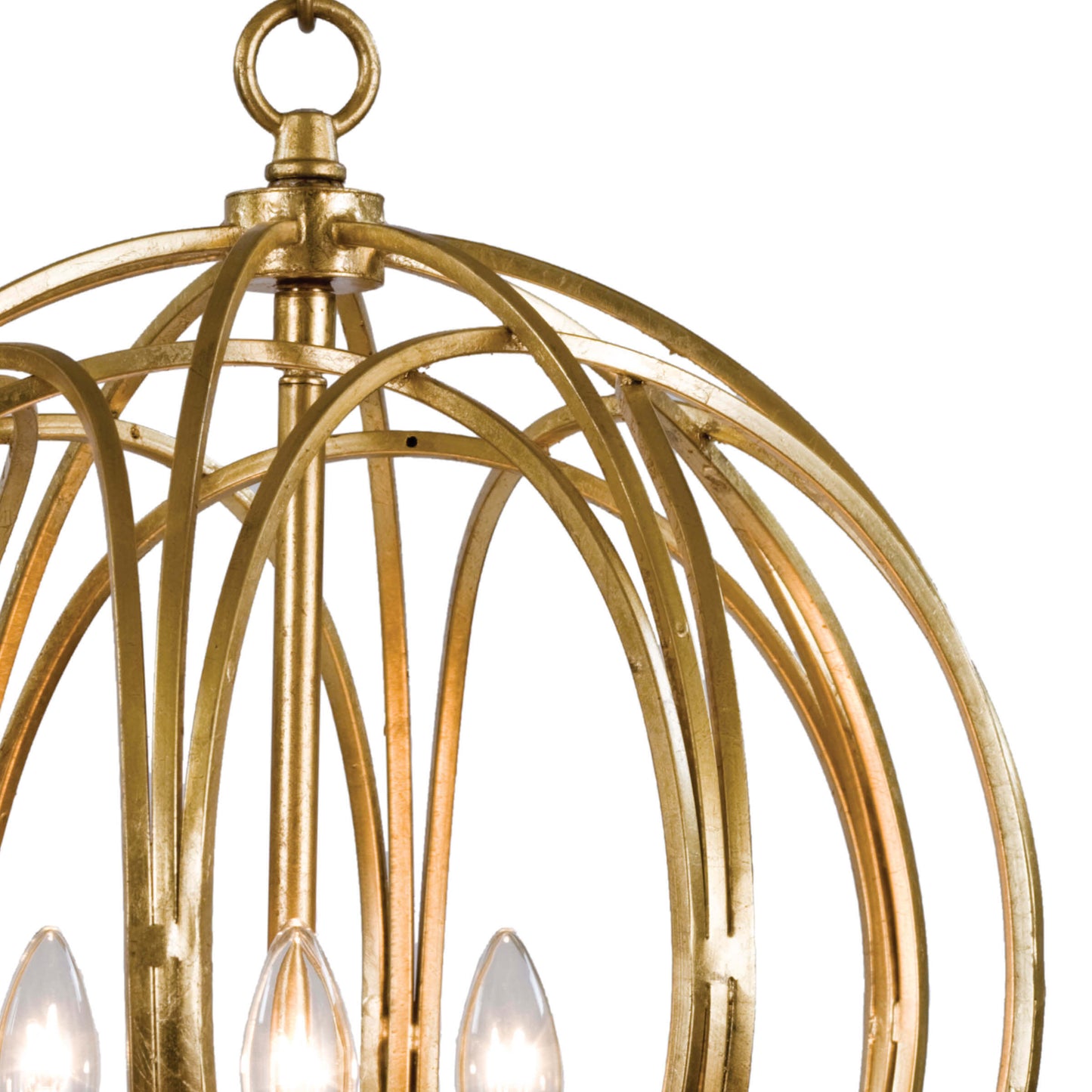 Ofelia Pendant Medium Gold Leaf By Regina Andrew | Pendant Lamps | Modishstore - 3