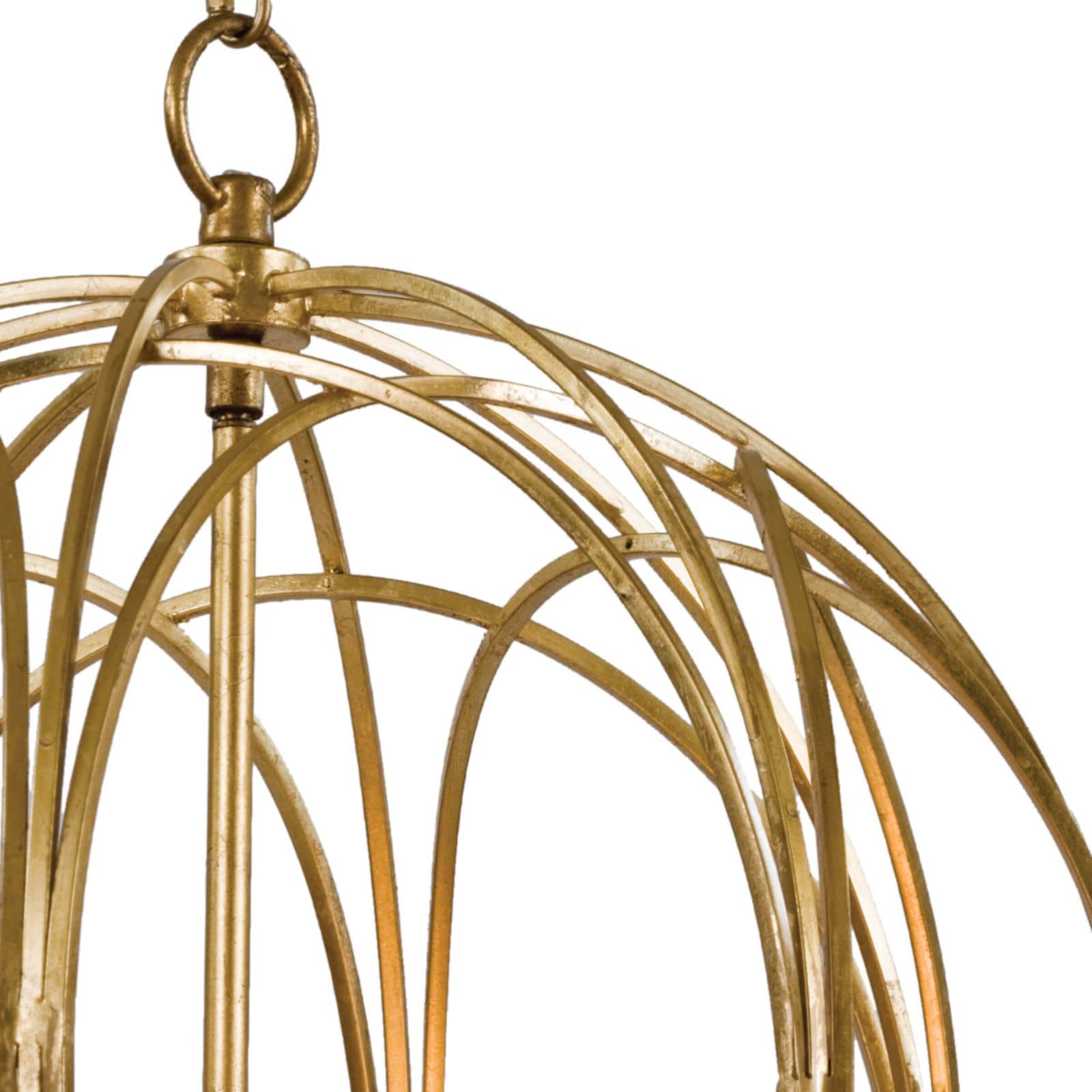 Ofelia Pendant Large Gold Leaf By Regina Andrew | Pendant Lamps | Modishstore - 3