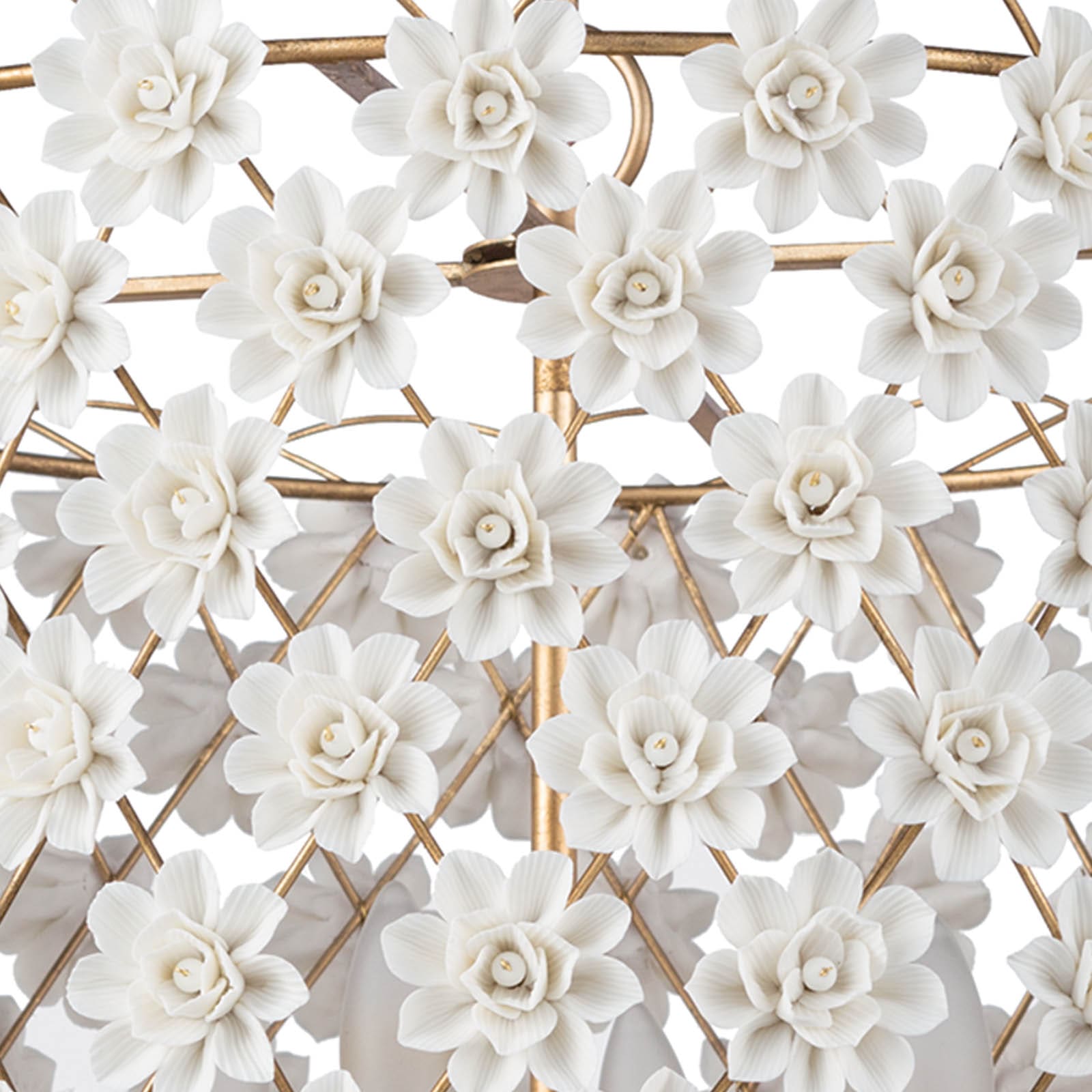 Alice Porcelain Flower Chandelier By Regina Andrew | Chandeliers | Modishstore - 4