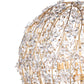 Cheshire Chandelier Large Gold Leaf By Regina Andrew | Chandeliers | Modishstore - 2